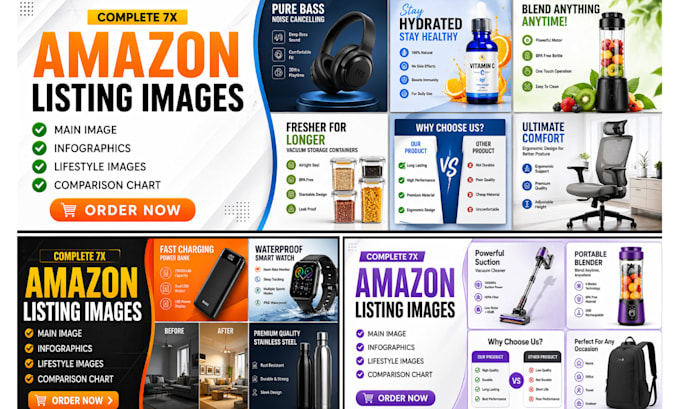 design amazon product listing images