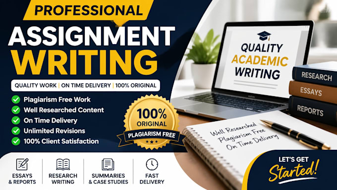 write plagiarism free assignments