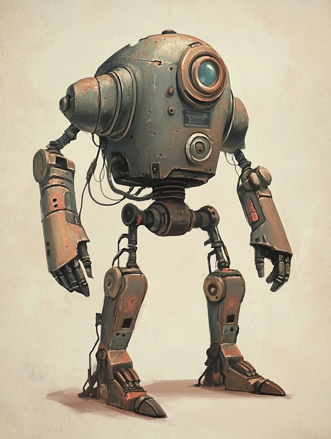 high quality robot, mecha concepts