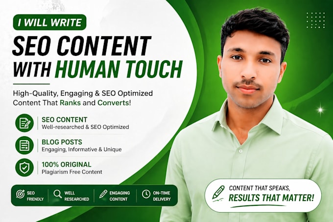 write SEO content with human touch