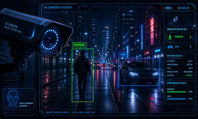 develop computer vision, object detection image recognition deep learning ai