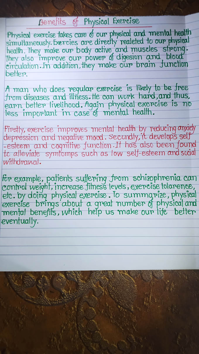 provide professional and neat handwriting for all services