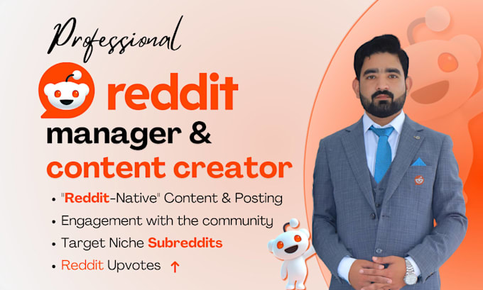 be your professional reddit manager and content creator
