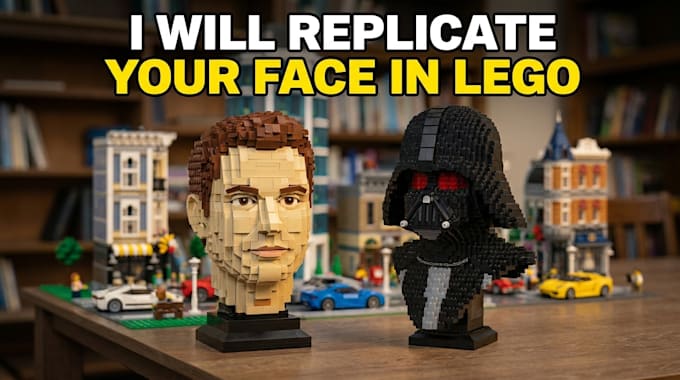 design 3d lego model concepts and renders for your custom project