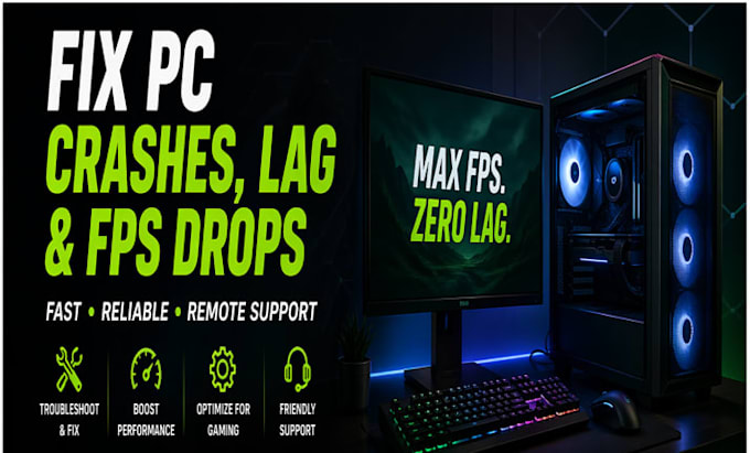 fix your PC crashes, lag, and gaming performance issues