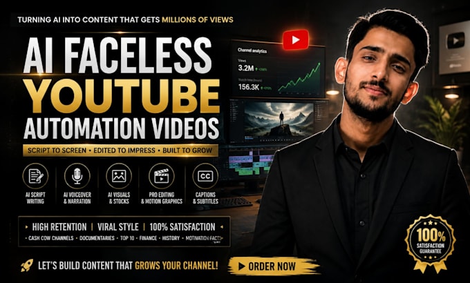 create ai faceless youtube automation videos with free demo