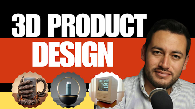 do 3d cad modeling product design, wearable and industrial prototype development