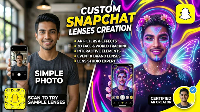 create professional snapchat ar lenses for your brand or event