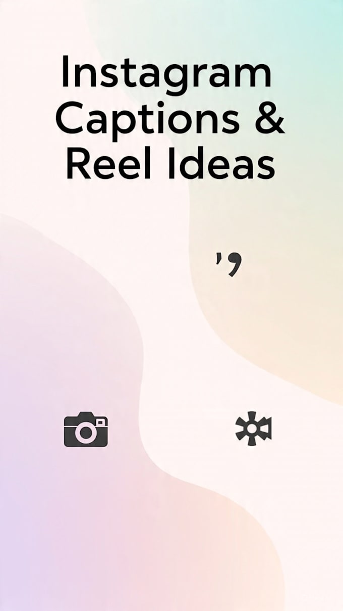write catchy instagram captions and reel ideas