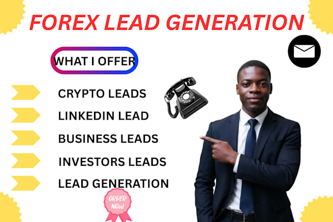 provide leads including forex, crypto, binance lead for any country