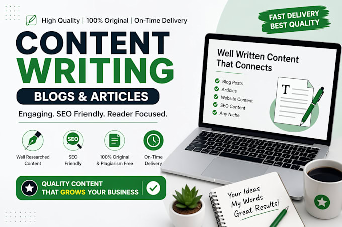 write SEO blog posts and articles