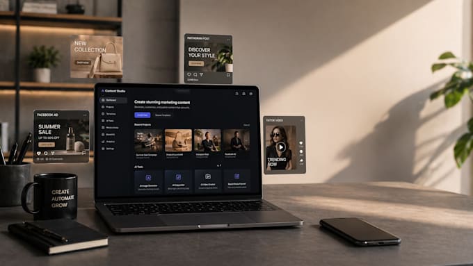 create professional ai generated images and ads
