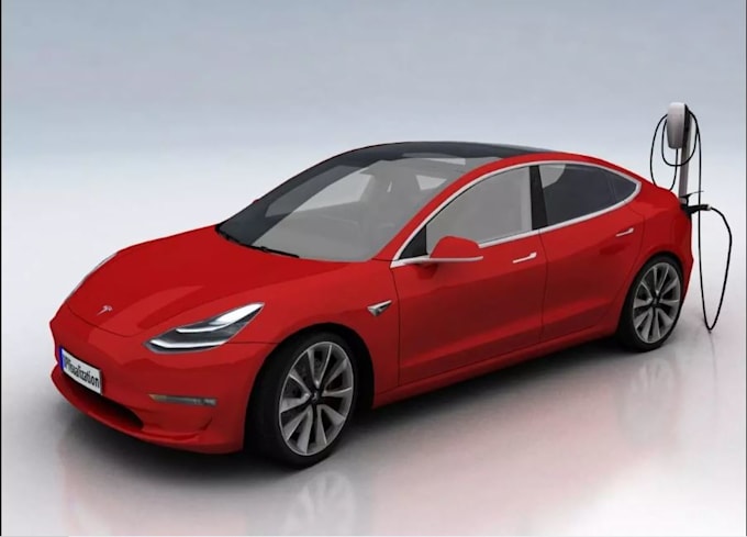 create electric car 3d modeling,ev rendering,automotive cgi,cinematic car render