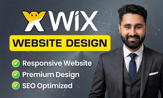design a modern wix website for your business that converts