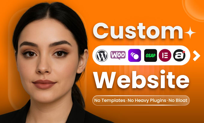 design custom wordpress website or woocommerce online store