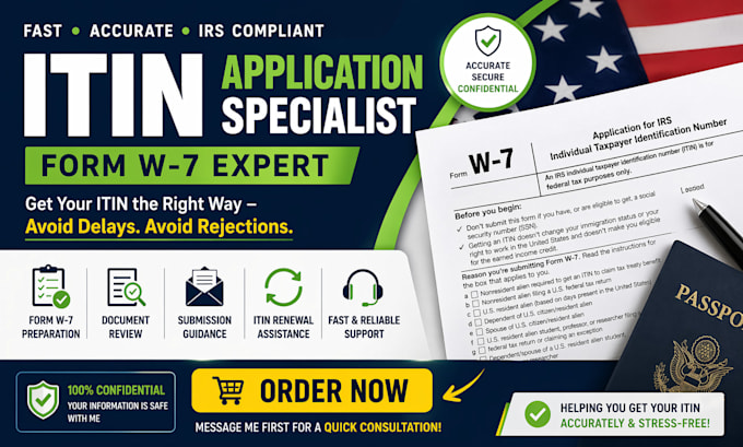 prepare and file your itin application form w7
