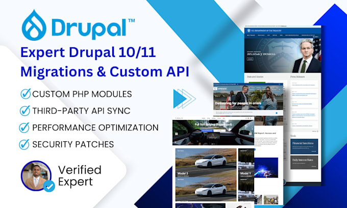 provide expert drupal update, upgrade or migration to drupal 11