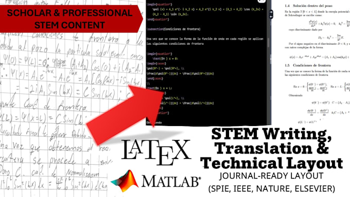 translate and typeset stem papers using latex