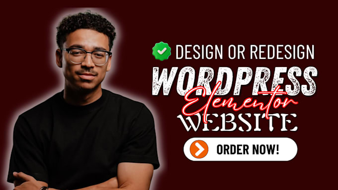 design or redesign godaddy website wordpress elementor website wordpress design