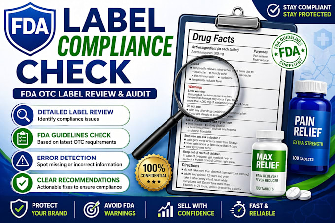 audit your product label based on fda otc requirements