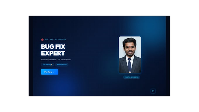 fix bugs in your website, API, or backend fast