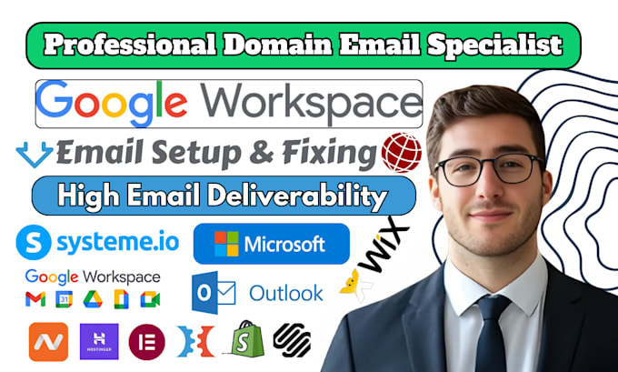 setup google workspace business email, email migration, or fix email issue