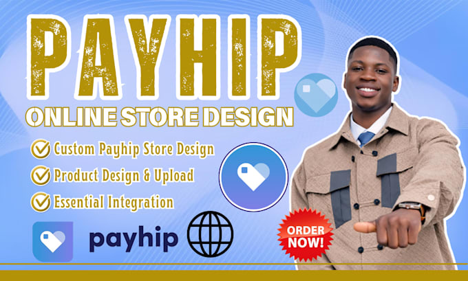 Design payhip website or setup payhip store to sell digital and ...