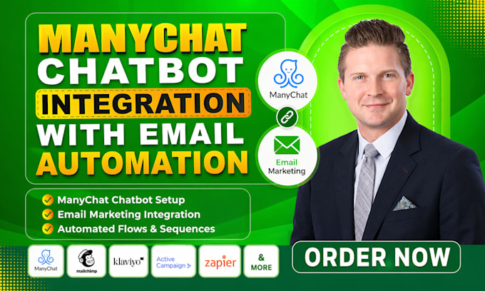 integrate manychat chatbot with email marketing automation
