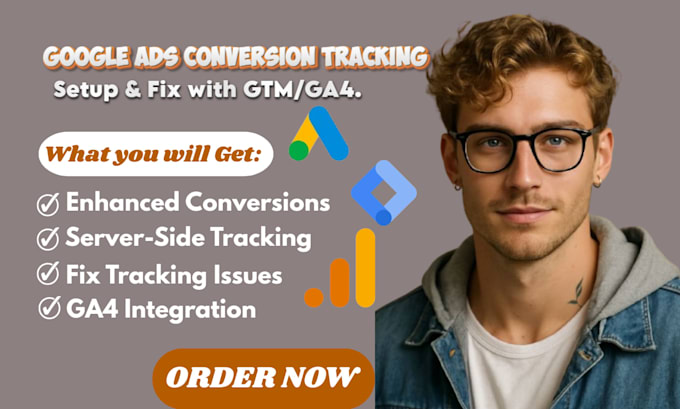 setup and fix google ads conversion tracking, GTM and ga4 with conversion fix