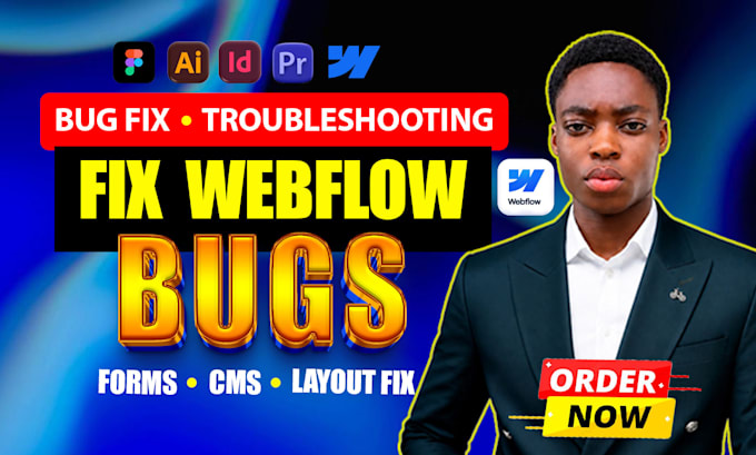 fix webflow bugs, errors and issues on your webflow website
