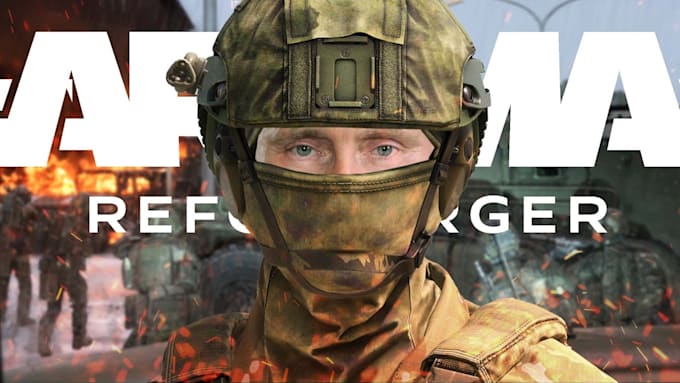 make custom armor weapons props characters for arma reforger