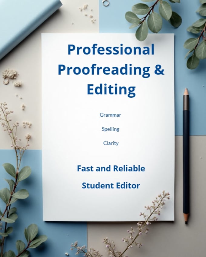 proofread and edit your essay for grammar and structure