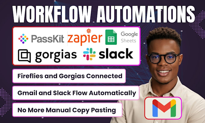 integrate google sheets slack fireflies gmail passkit gorgias zapier integration