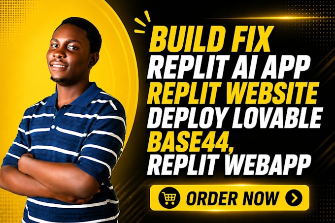 build fix replit ai app replit website deploy lovable base44, replit webapp