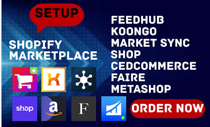 do marketplace feedhub koongo market sync shop cedcommerce faire metashop
