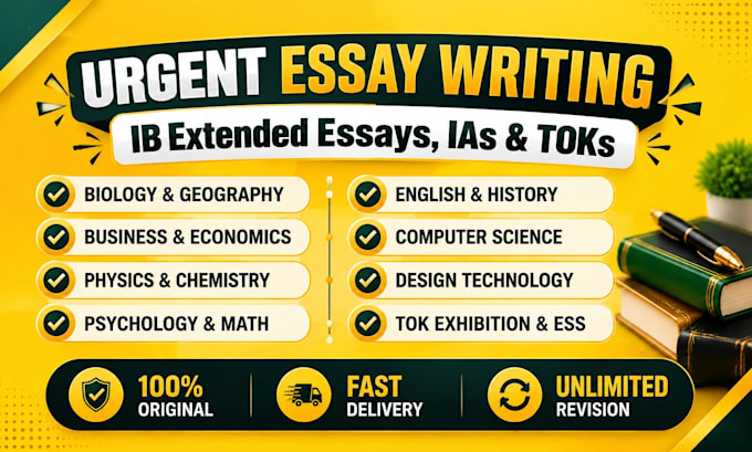 do professionally edit ib extended essays, hl, sl, ias, and toks,