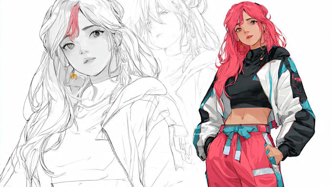 draw any anime style c