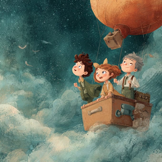 draw children book illustration