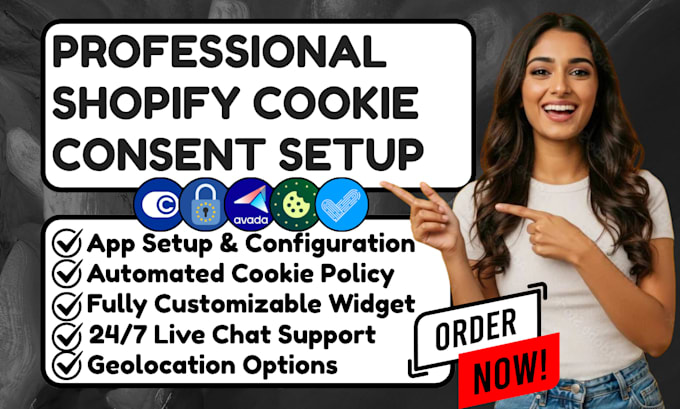 setup shopify cookie consent avada gdpr pandectes consentmo tinycookie consentik