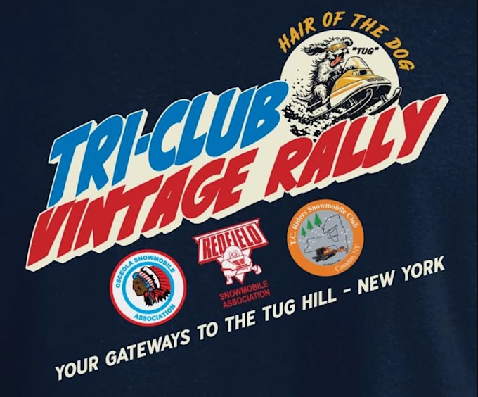 do vintage snowmobile ride t shirt logo