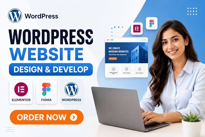 design a stunning landing page or full bussiness website
