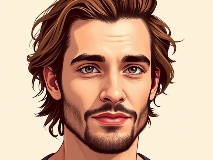 illustrate a awesome vector portrait illustration