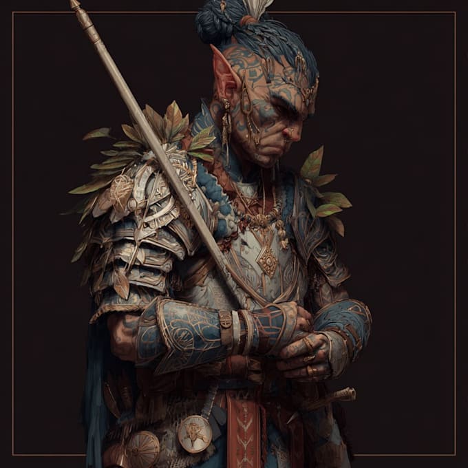dnd character art and dnd character art