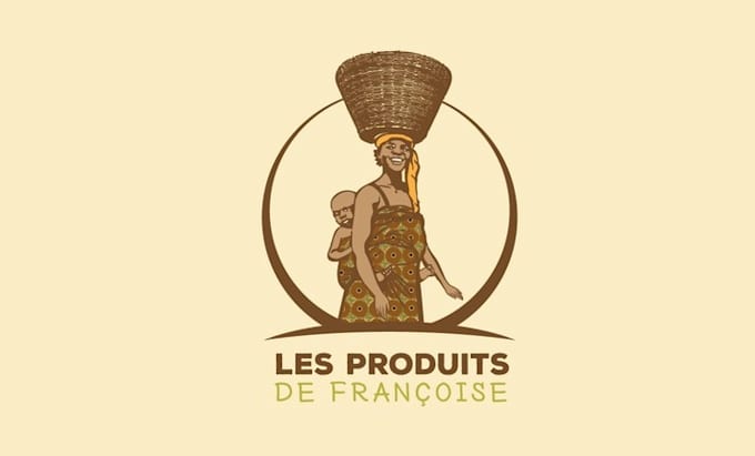 create perfect classic african peasant logo
