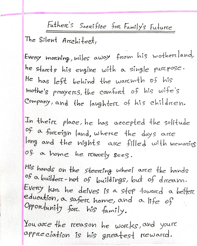 write anything with my standard handwriting