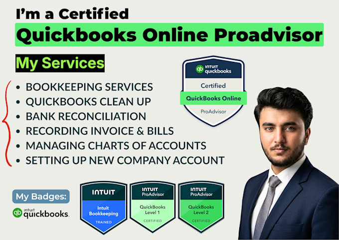 do bookkeeping and accounting using quickbooks online