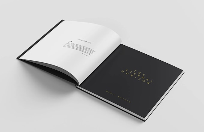 expertly design your luxury minimalist coffee table book with cover