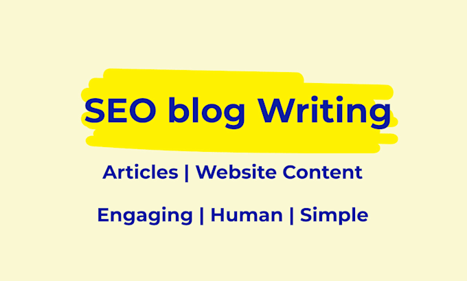 write SEO blog posts for small businesses and websites