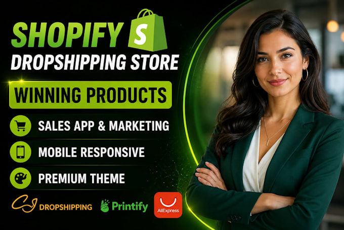 set up shopify droshipping store