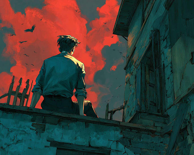 illustrate dynamic comic scenes with professional quality